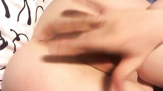 Fingering: fingering my lil pussy before bed #5