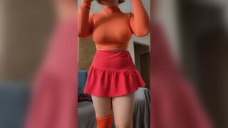 Velma dropping her glasses by me